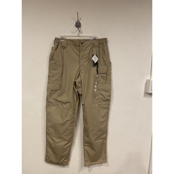 5.11 Tactical Pants Mens 36x34 Khaki Taclite Pro Cargo Ripstop Regular Fit - Picture 2 of 5